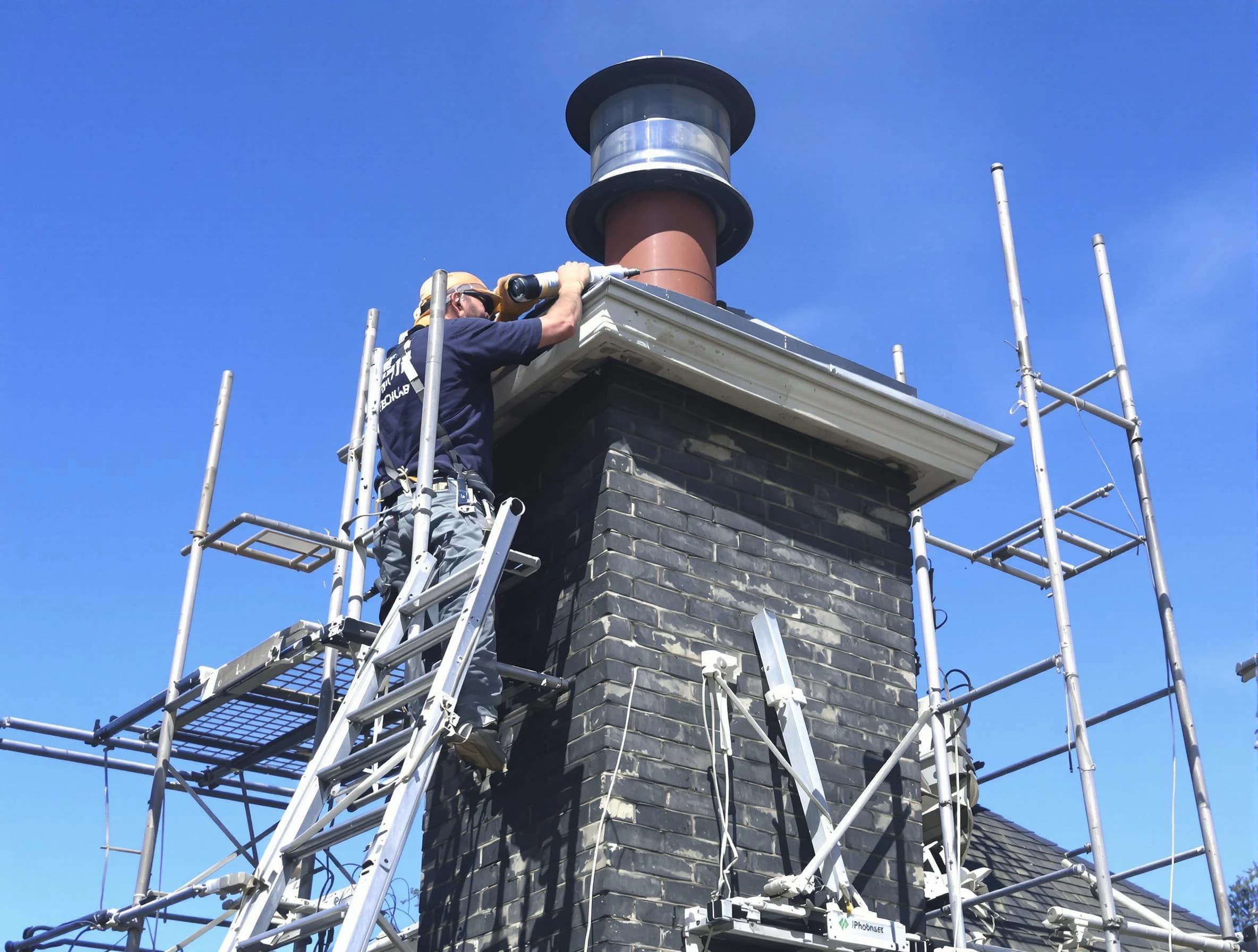 Sturdy chimney crown finished by Childersburg Chimney Sweep in Childersburg, AL