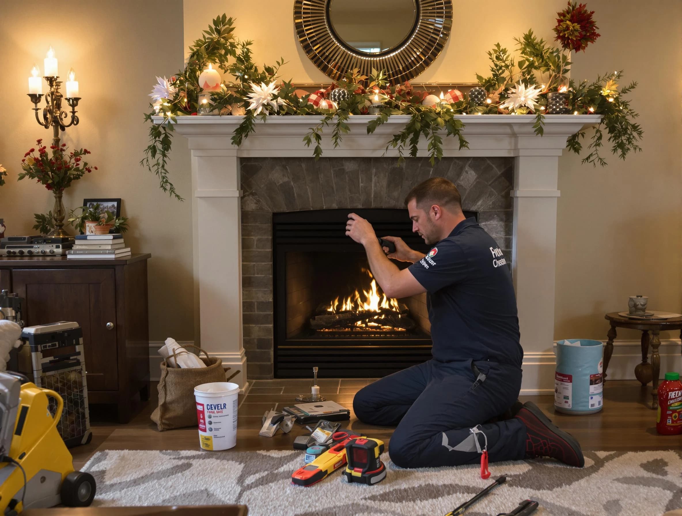 Childersburg Chimney Sweep offering fireplace maintenance services in Childersburg, AL