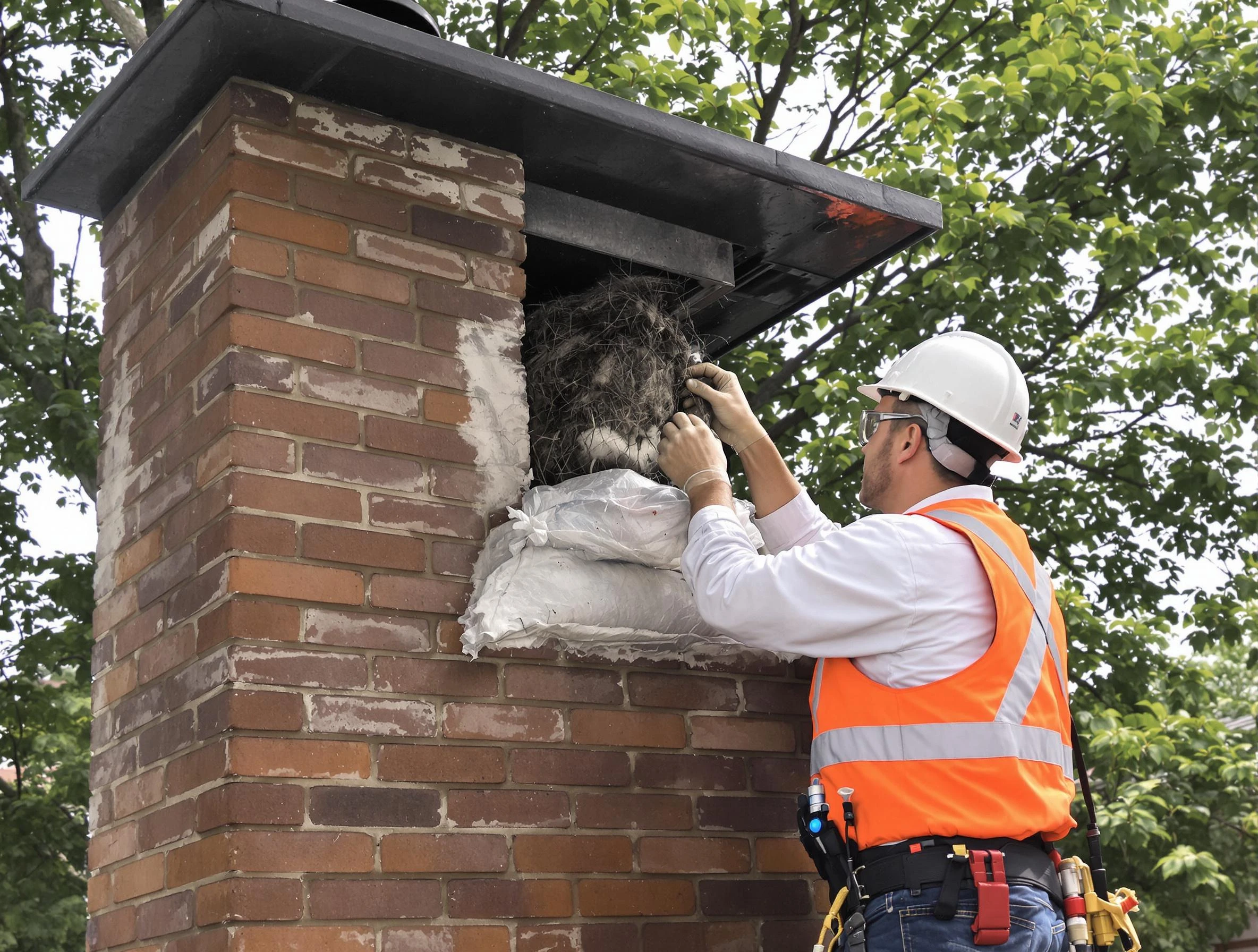 Humane removal of debris and animals by Childersburg Chimney Sweep in Childersburg, AL