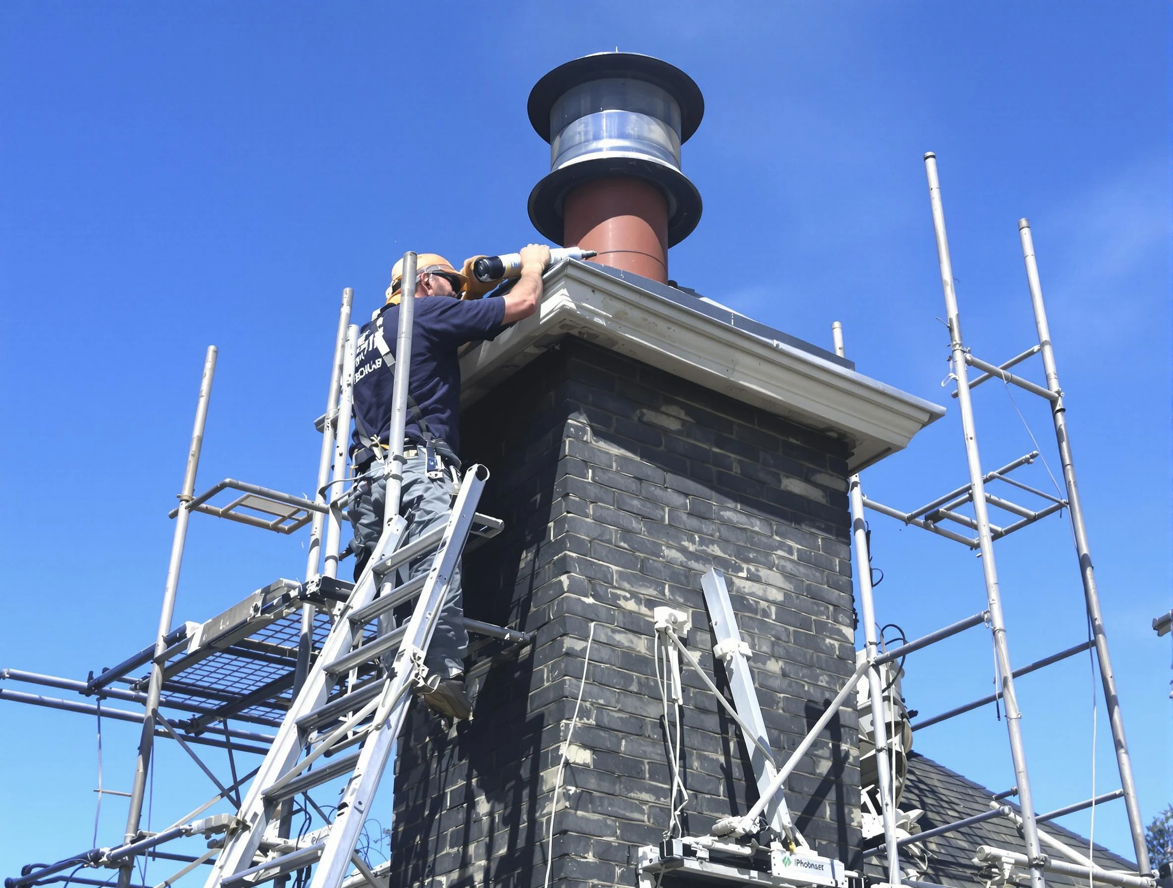 Sturdy chimney crown finished by Childersburg Chimney Sweep in Childersburg, AL
