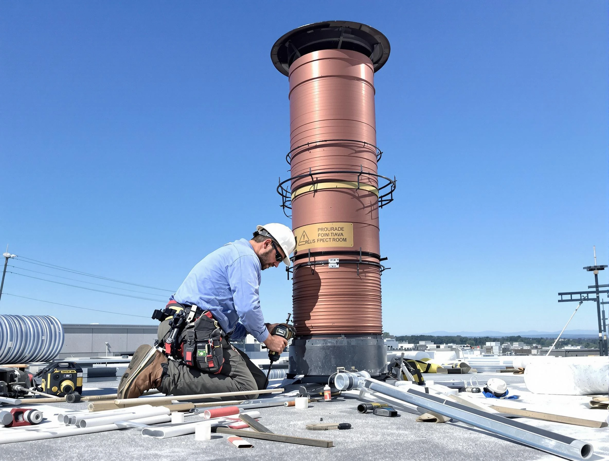 Installed chimney liner by Childersburg Chimney Sweep in Childersburg, AL